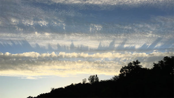Cloud Shadow Looks Like A City Skyline