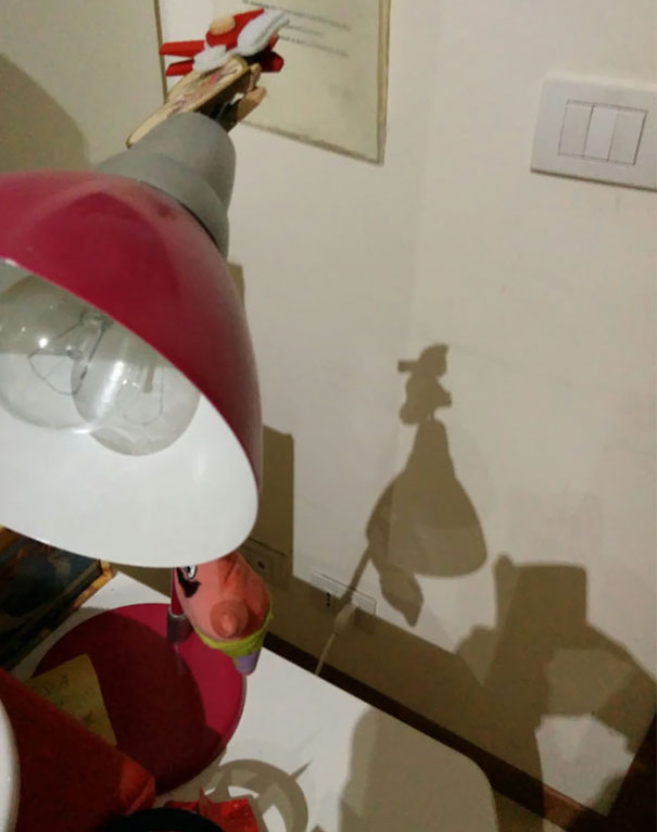 So, Apparently, My Lamp's Shadow Looks Like A Princess