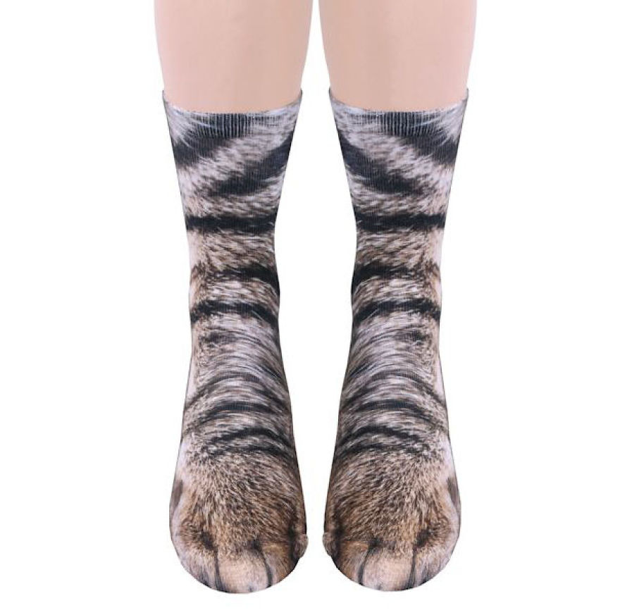 Realistic Animal Socks Will Make You Look Like You Have Animal Paws Realistic Animal Socks Will Make You Look Like You Have Animal Paws