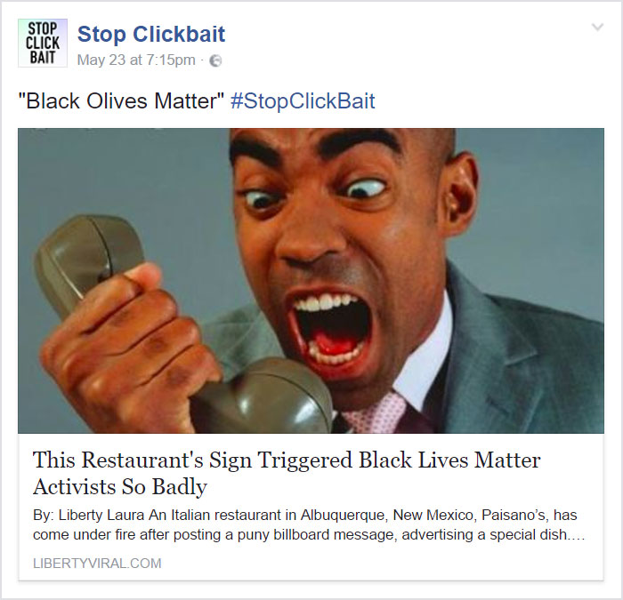 Stop Clickbait