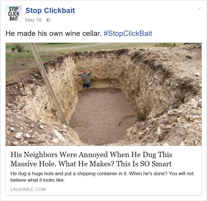 Stop Clickbait