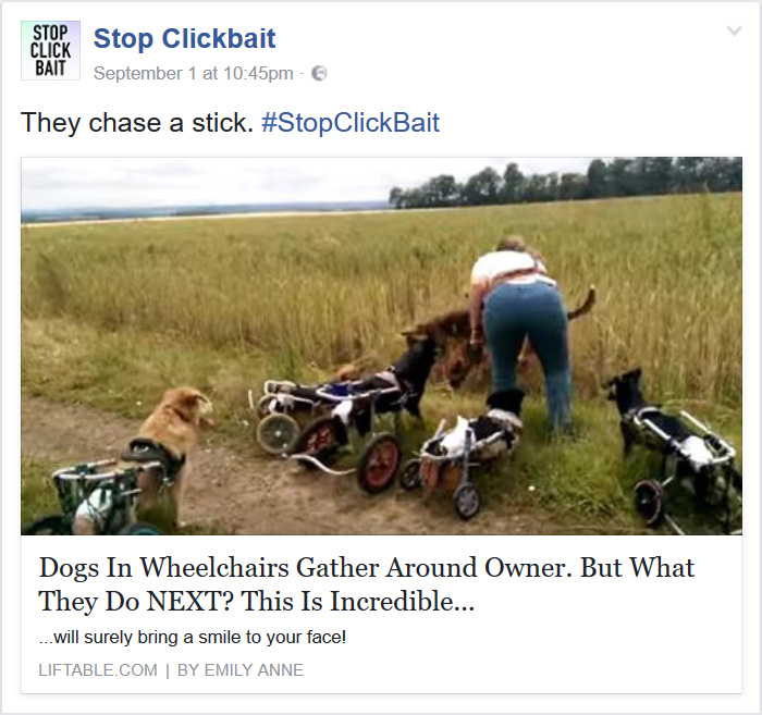 Stop Clickbait