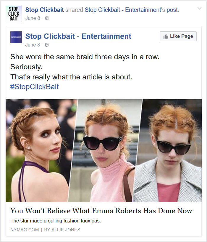 Stop Clickbait
