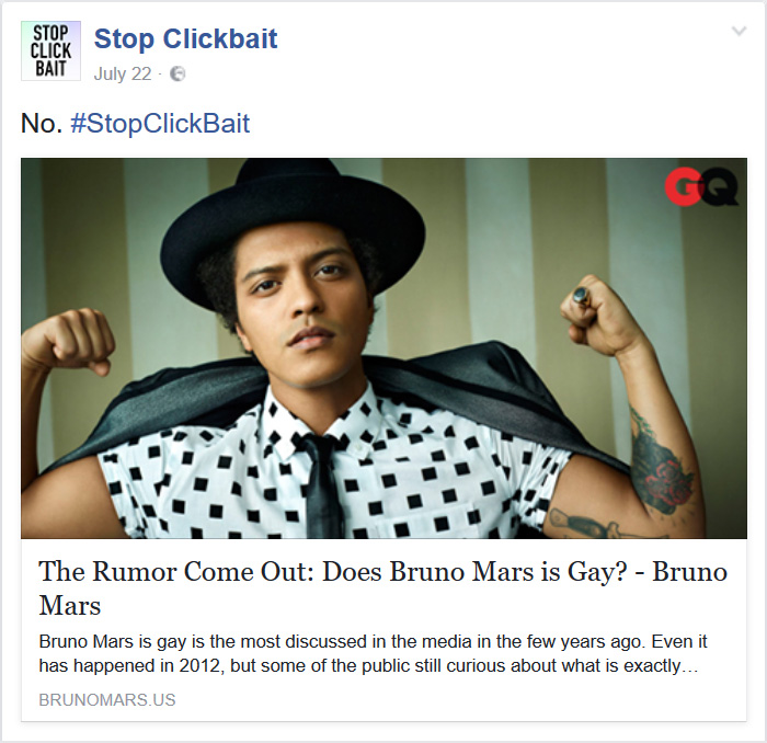 Stop Clickbait