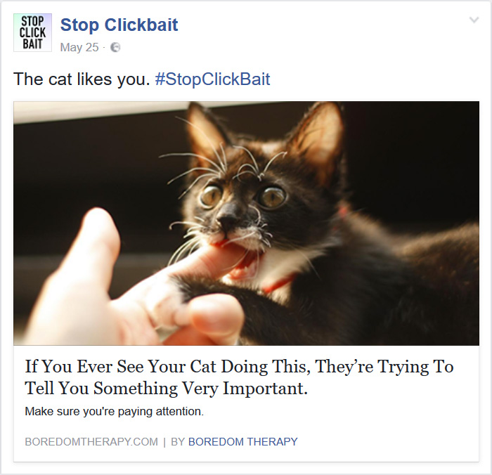 Stop Clickbait