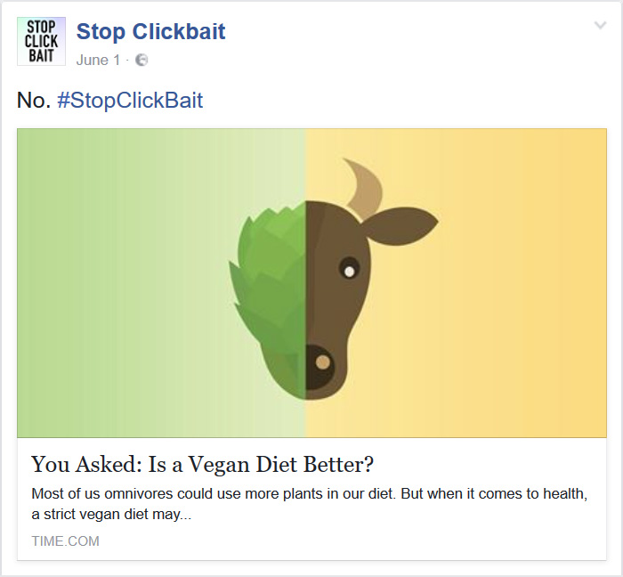 Stop Clickbait