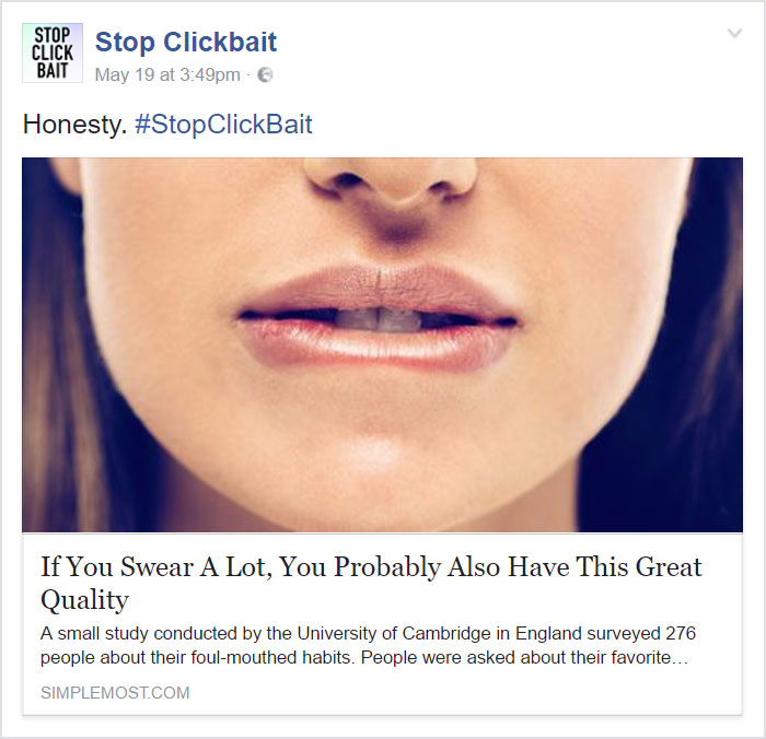 Stop Clickbait
