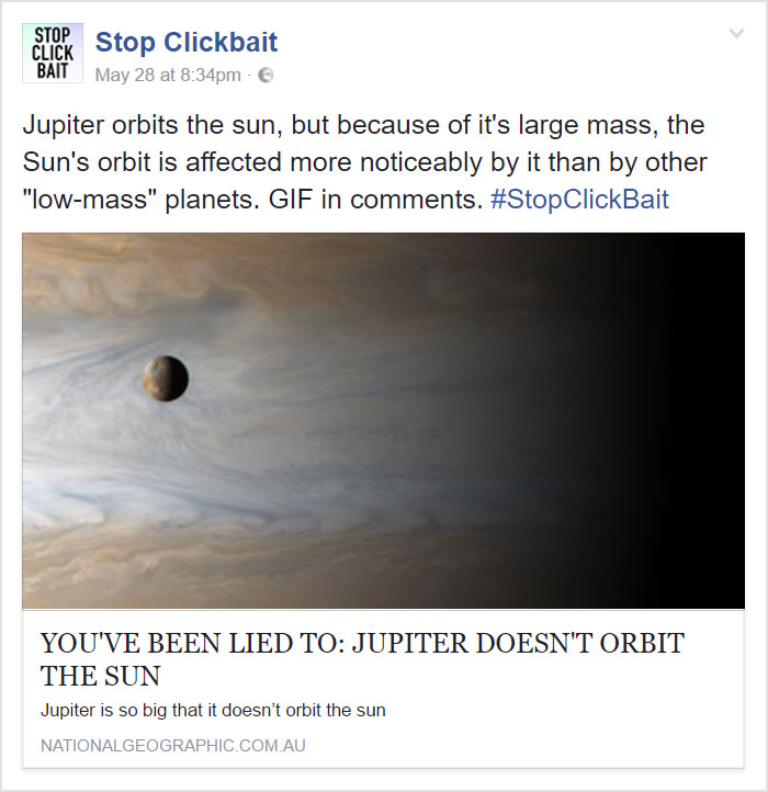 Stop Clickbait