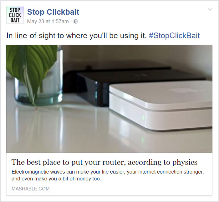 Stop Clickbait
