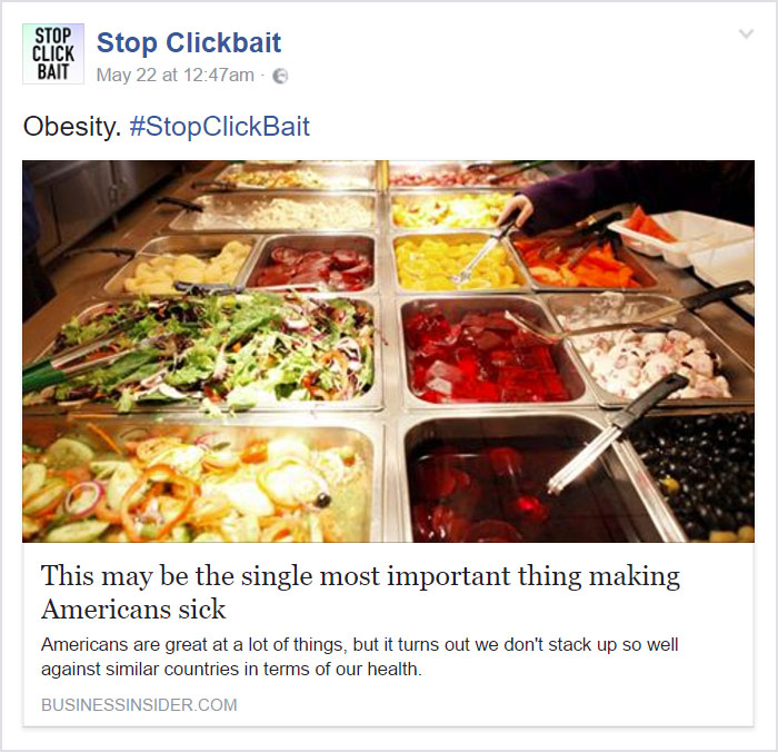 Stop Clickbait