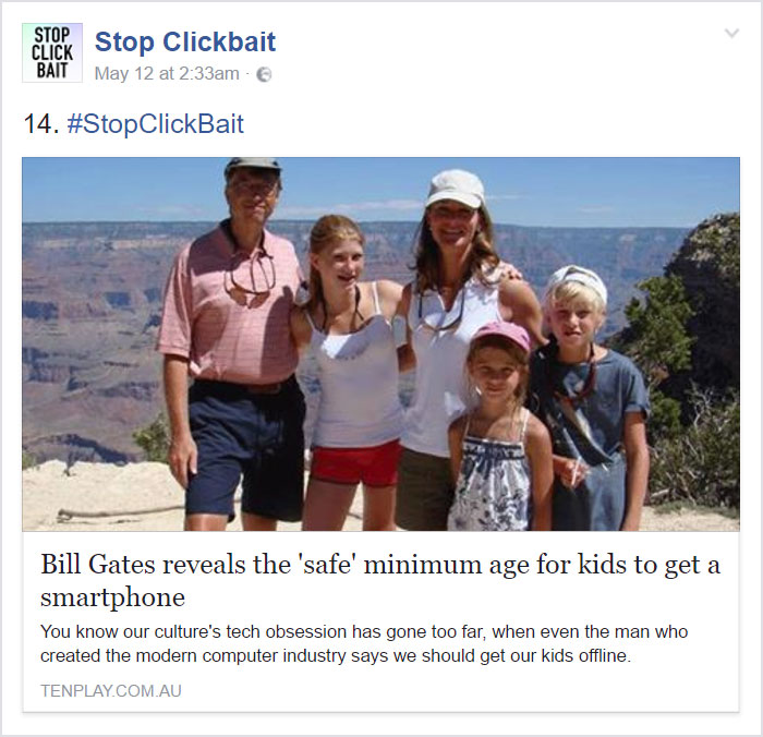 Stop Clickbait