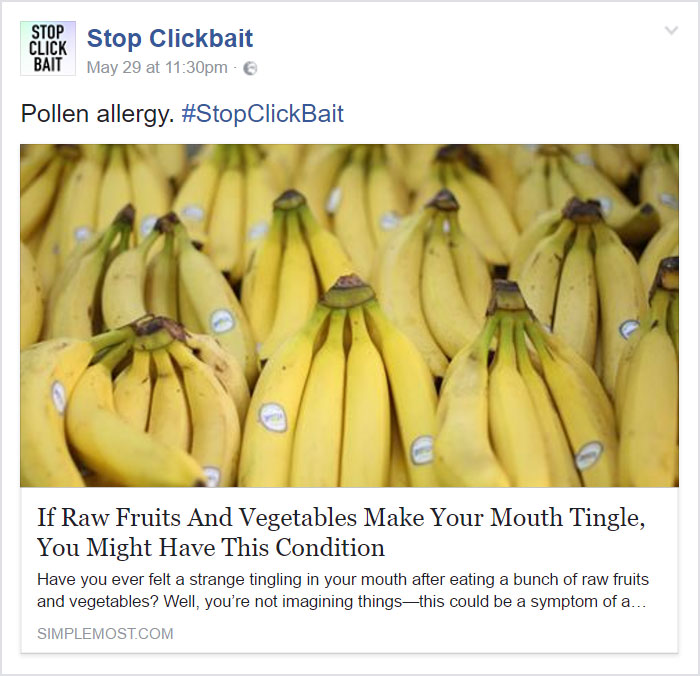 Stop Clickbait