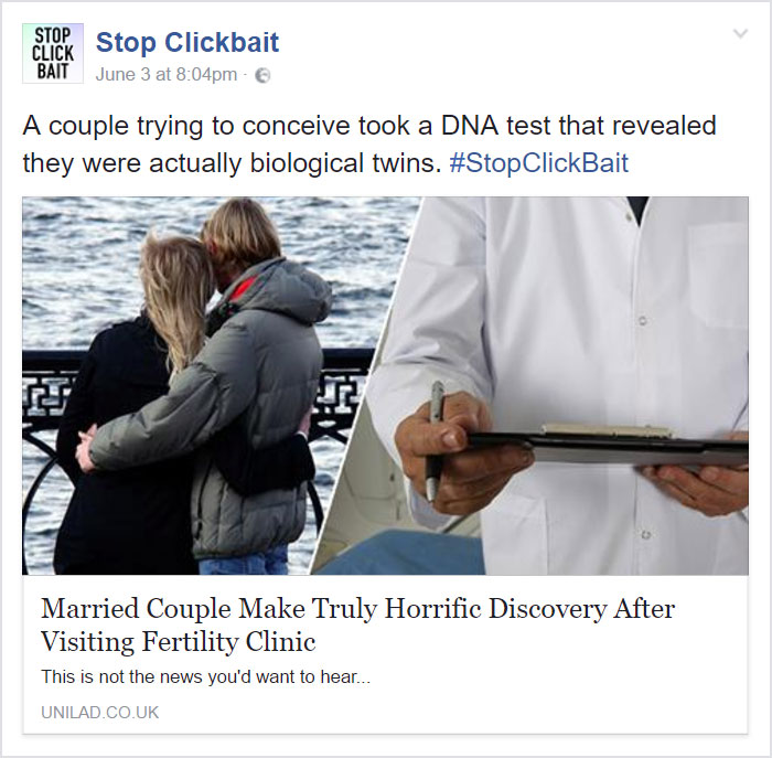 Stop Clickbait