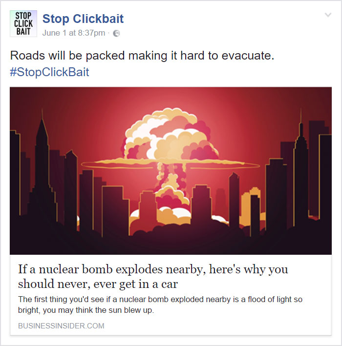 Stop Clickbait