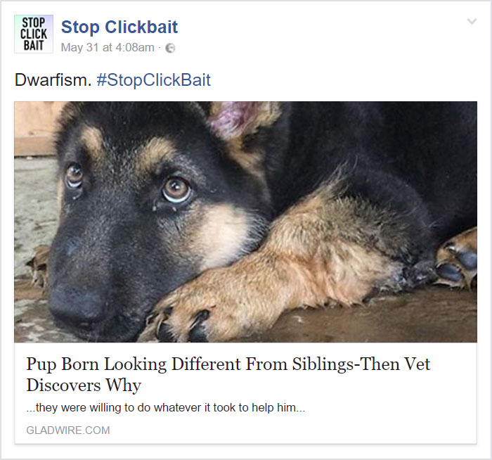 Stop Clickbait