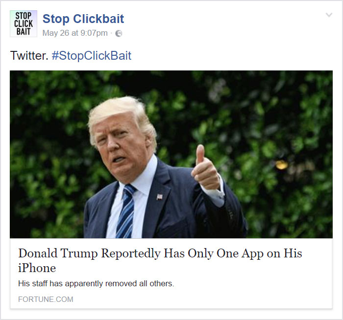 Stop Clickbait