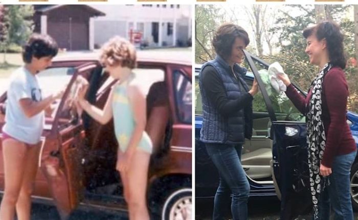 Platonic Soulmates From Birth. 30+ Years Btwn Pics.