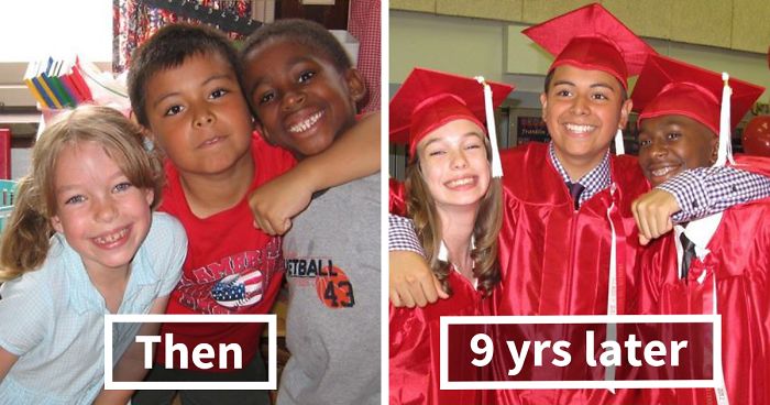 36 Incredible Then & Now Photos Of Everlasting Friendships