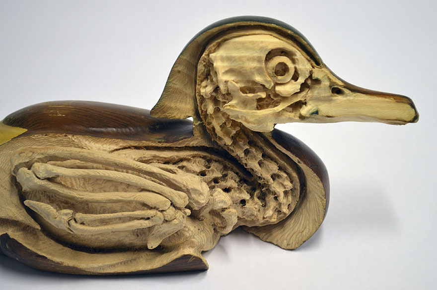 Giant Tree Trunk Carved Down To Frayed Rope By Maskull Lasserre Giant Tree Trunk Carved Down To Frayed Rope By Maskull Lasserre