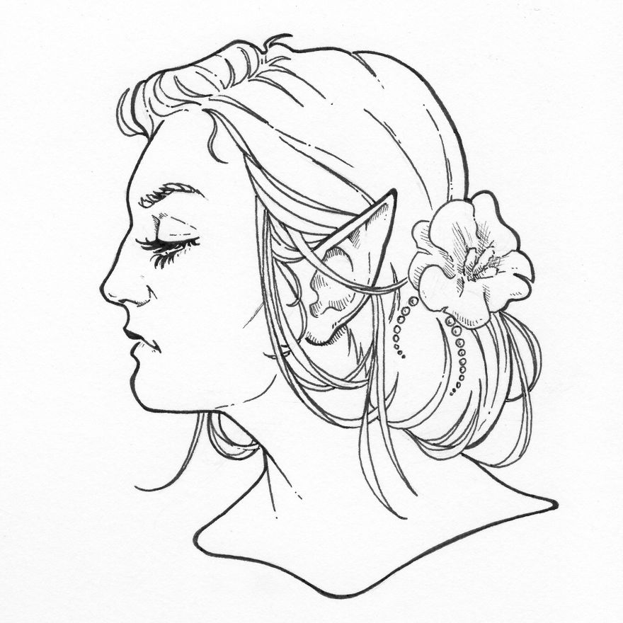 I Draw Instagram Selfies In Ink