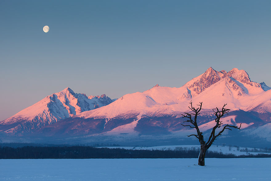Moonrise Under The Tatras