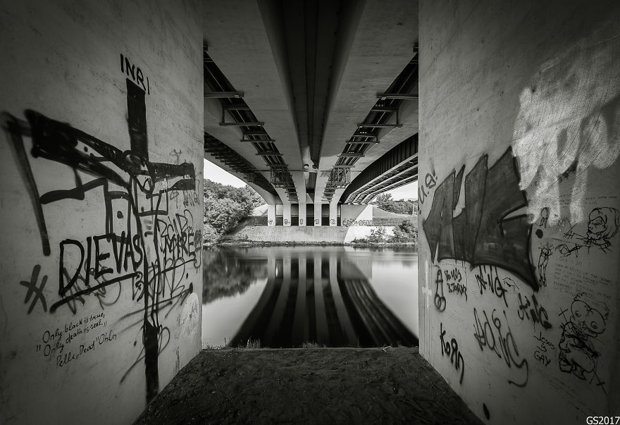 Under The Bridge: I Photographed 14 Bridges In Lithuania's Capital Vilnius From Below