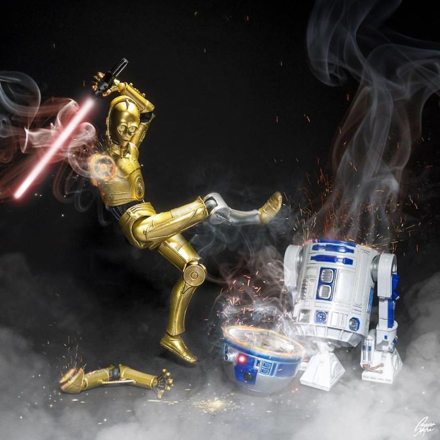 I Brought My C-3po Action Figure To Life I Brought My C-3po Action Figure To Life