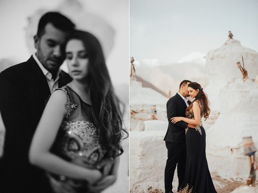 A Week Long Engagement Photo Shoot In Ladakh, India A Week Long Engagement Photo Shoot In Ladakh, India