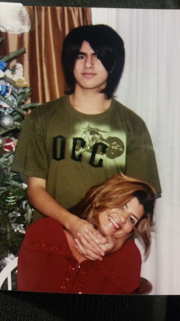 2009 10th Grade, Lets Just Say I Tried To Keep It Long, My Hair Is Thick And Dense Enough To Deflect An Entire Bucket Water. This Is The "better" Picture, Other Times Aptly Look Like A Missing Link. Be Another 3 Years Til I Finally Kept It Shorter