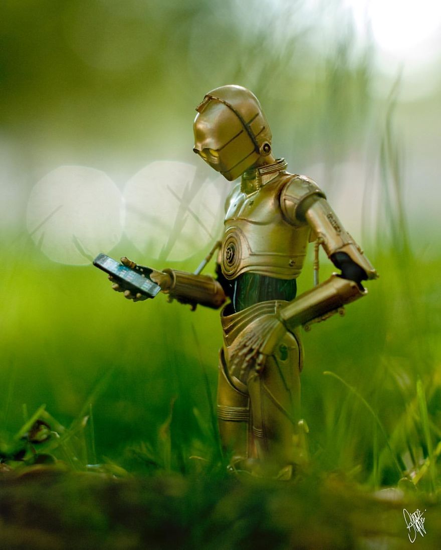 I Brought My C-3po Action Figure To Life I Brought My C-3po Action Figure To Life