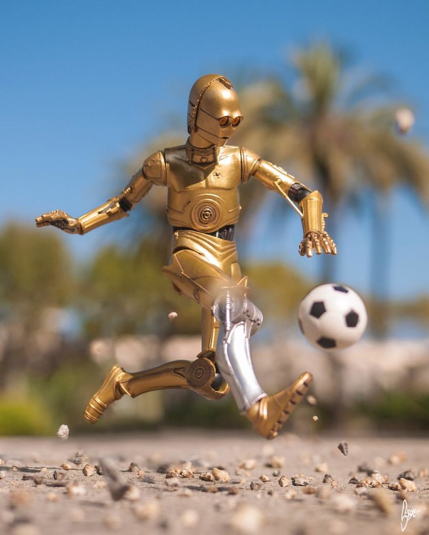 I Brought My C-3po Action Figure To Life I Brought My C-3po Action Figure To Life