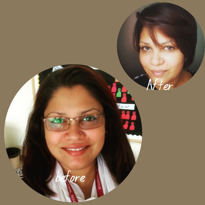 Decided One Morning To Go And Cut My Hair Really Short. My Students Didn't Recognize Me When I Went To School 😂