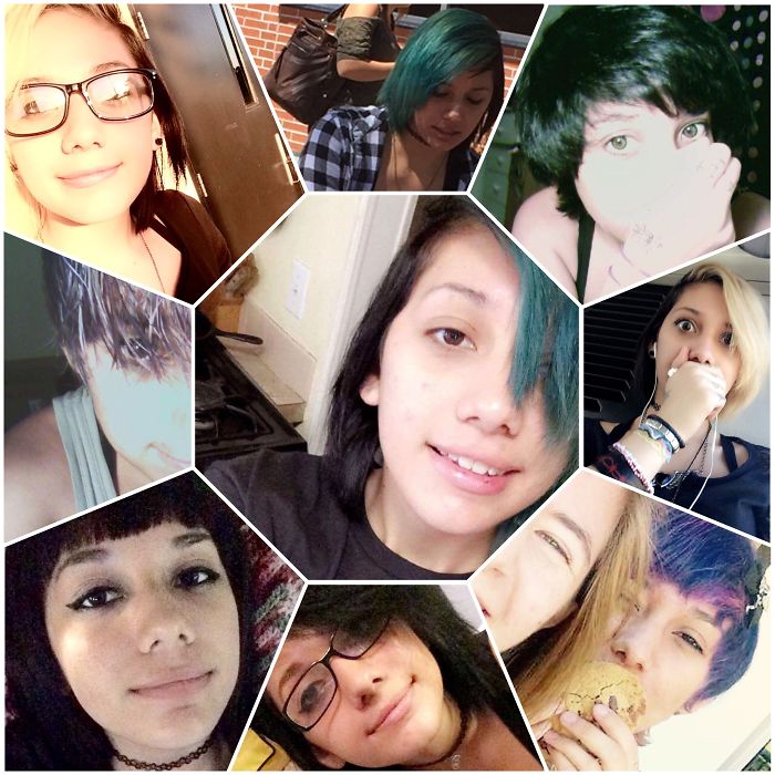 These Are Some Of The Dumb Things I Did To My Hair In High School But I Will Not Find The Ones From Middle School😂