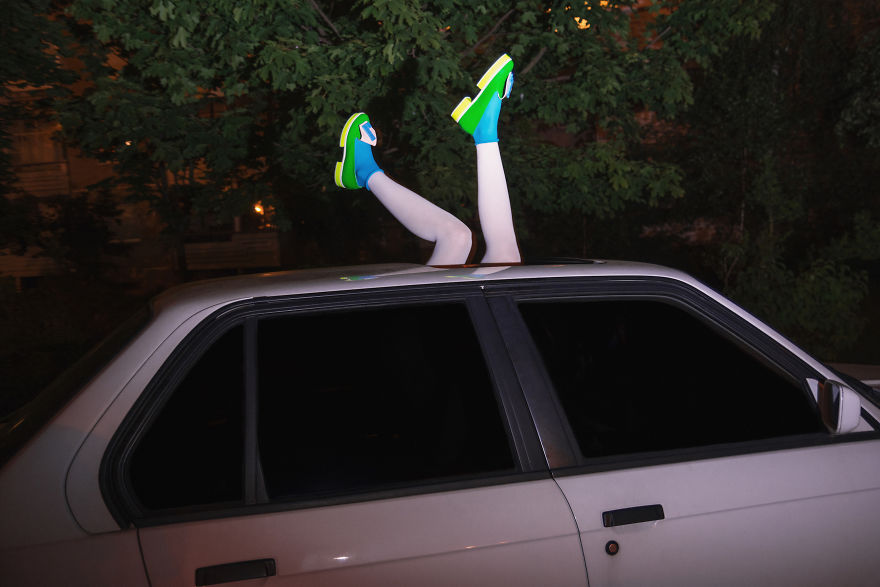 Quirky Shoes That I Made From Sentimental Childhood Things