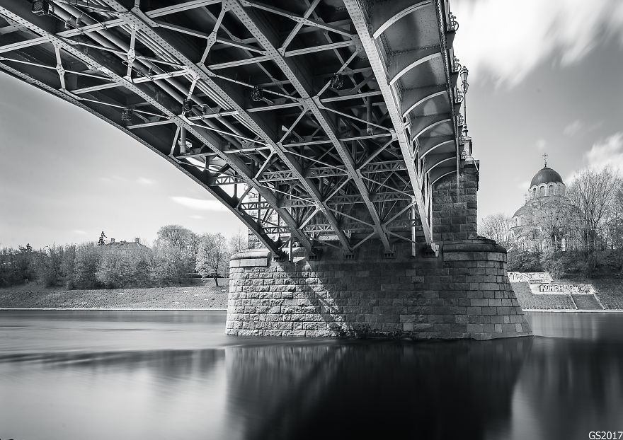 Under The Bridge: I Photographed 14 Bridges In Lithuania's Capital Vilnius From Below