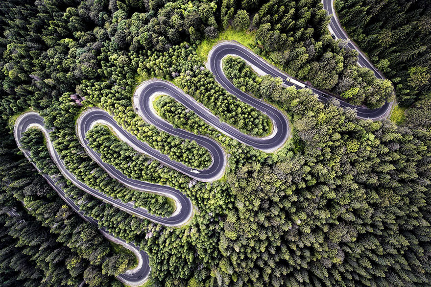 Infinite Road To Transylvania, Romania (Nature - 2nd Place)