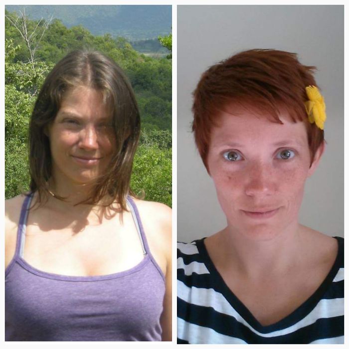 Long(ish) And Natural, To Short And Red.