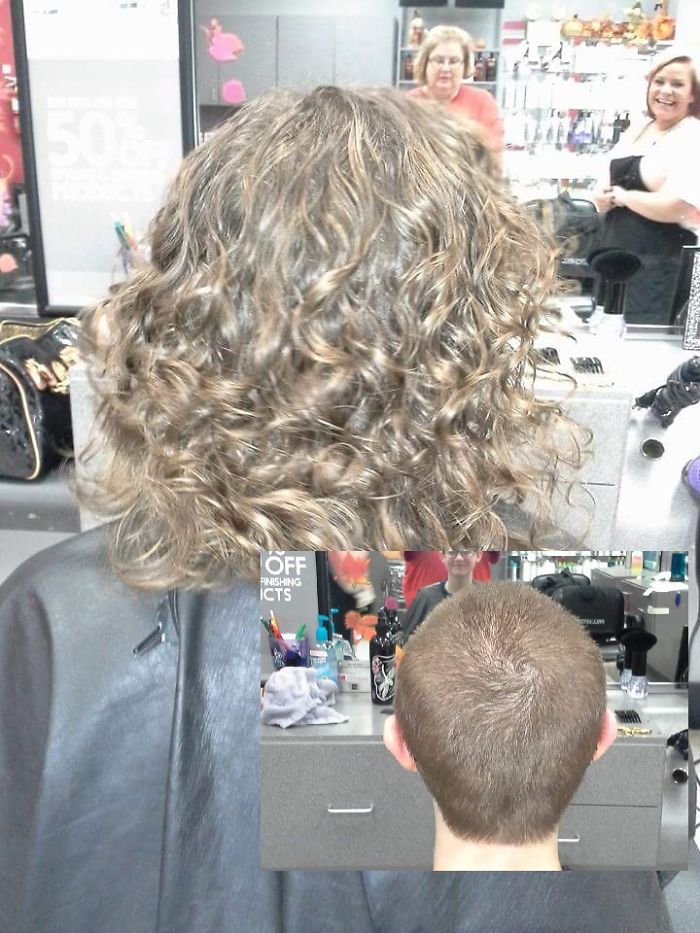 In Support Of 2 Aunts Having Cancer, She Shaved It Off, Multiple Times.