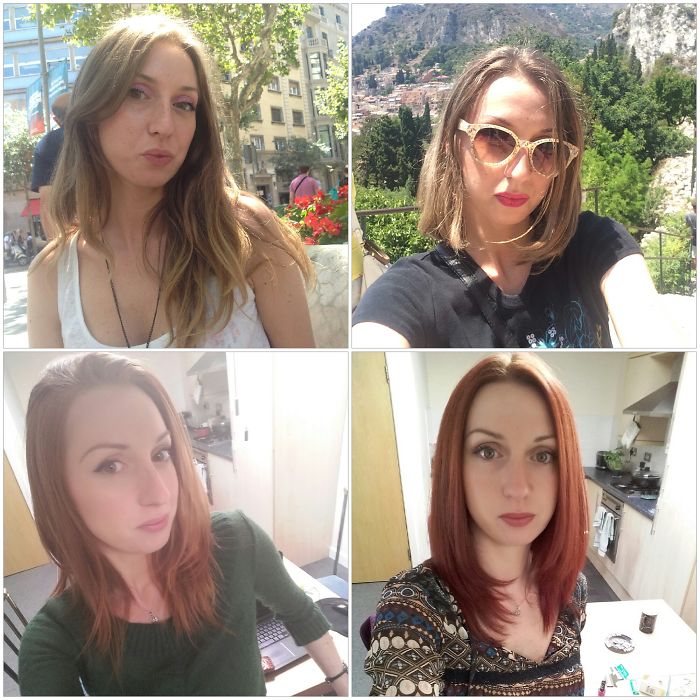 💇my Hair Chopping And Hair Transformations After ( Can't Seem To Decide On Color😄)