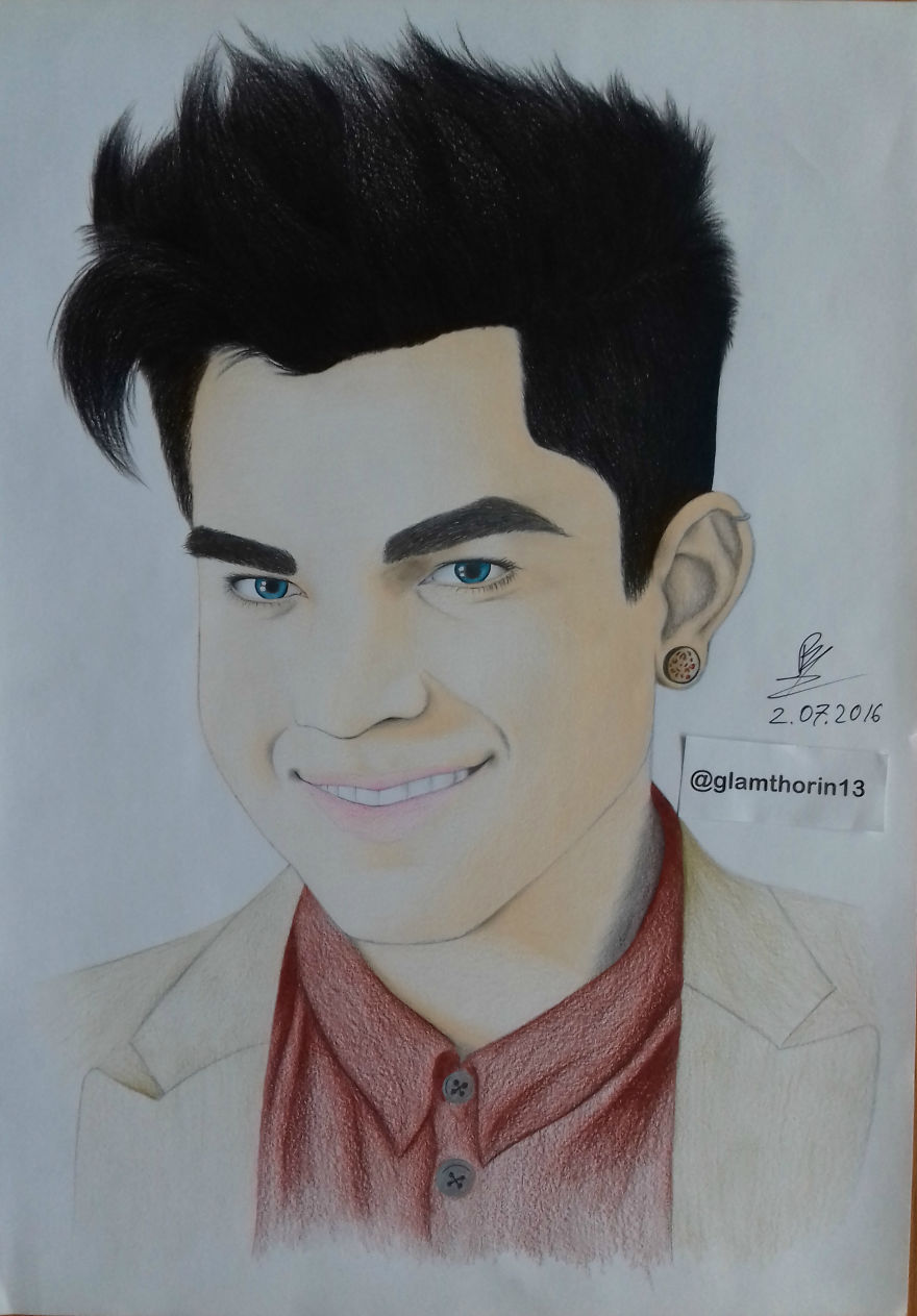 Some Of My Portraits That I Drew Using Pencils