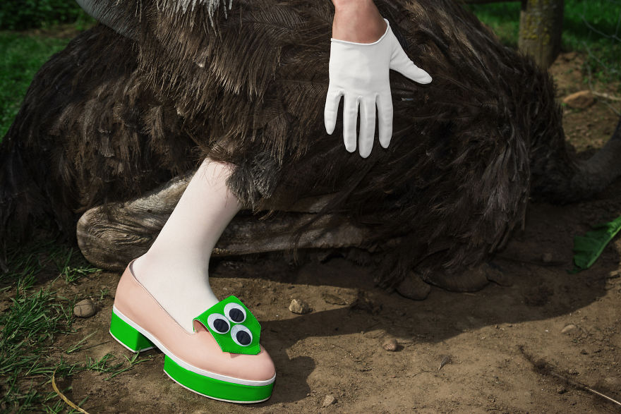 Quirky Shoes That I Made From Sentimental Childhood Things