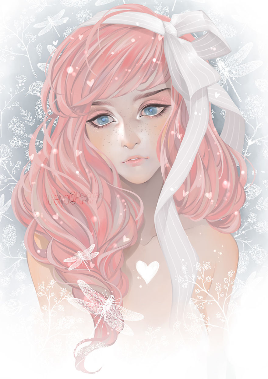 Digital Illustrations By Hungarian Artist 'lüleiya'