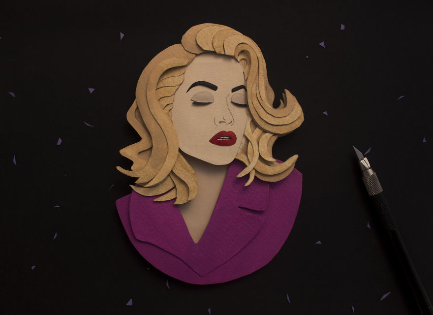 We Created Paper Cut Portrait Of Some Famous Personalities From History And Cinema We Created Paper Cut Portrait Of Some Famous Personalities From History And Cinema