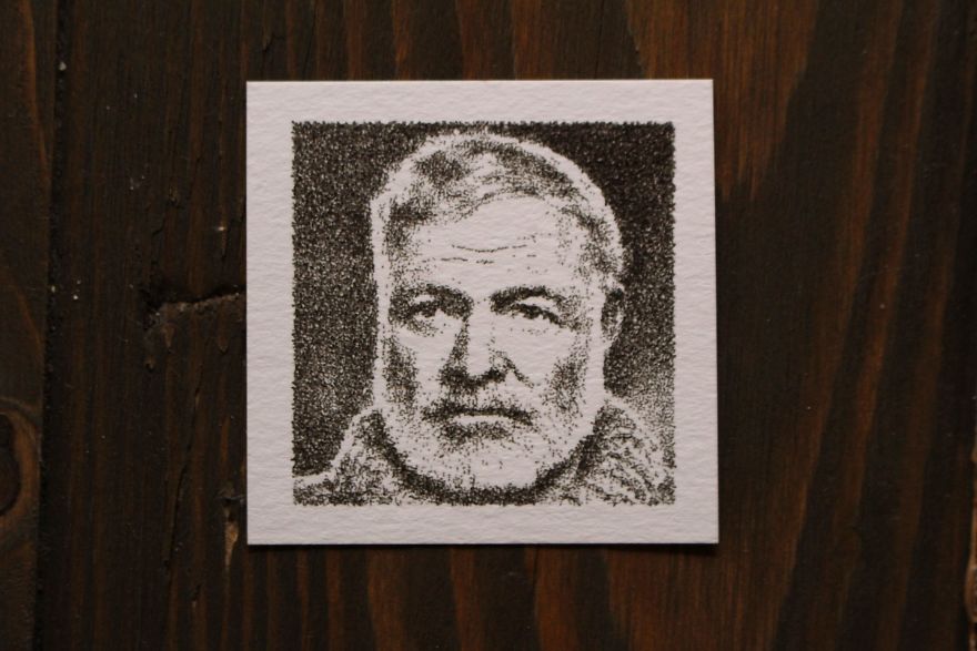 Tiny Portraits Drawn By A Robot