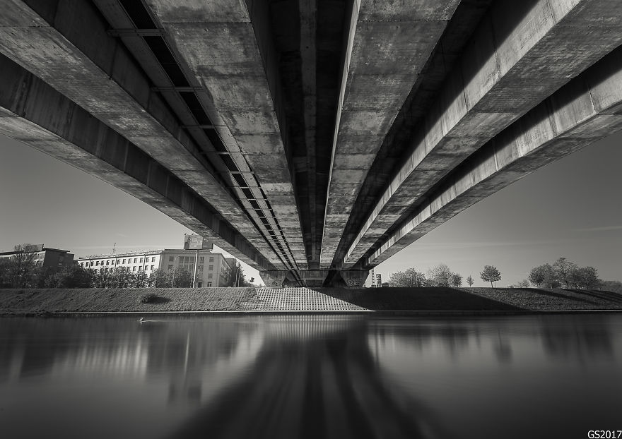 Under The Bridge: I Photographed 14 Bridges In Lithuania's Capital Vilnius From Below