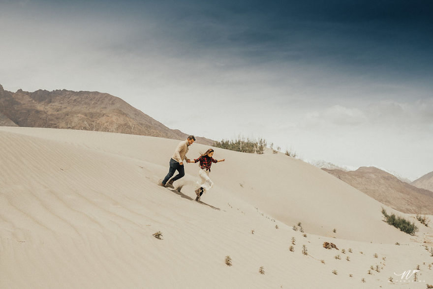 A Week Long Engagement Photo Shoot In Ladakh, India A Week Long Engagement Photo Shoot In Ladakh, India