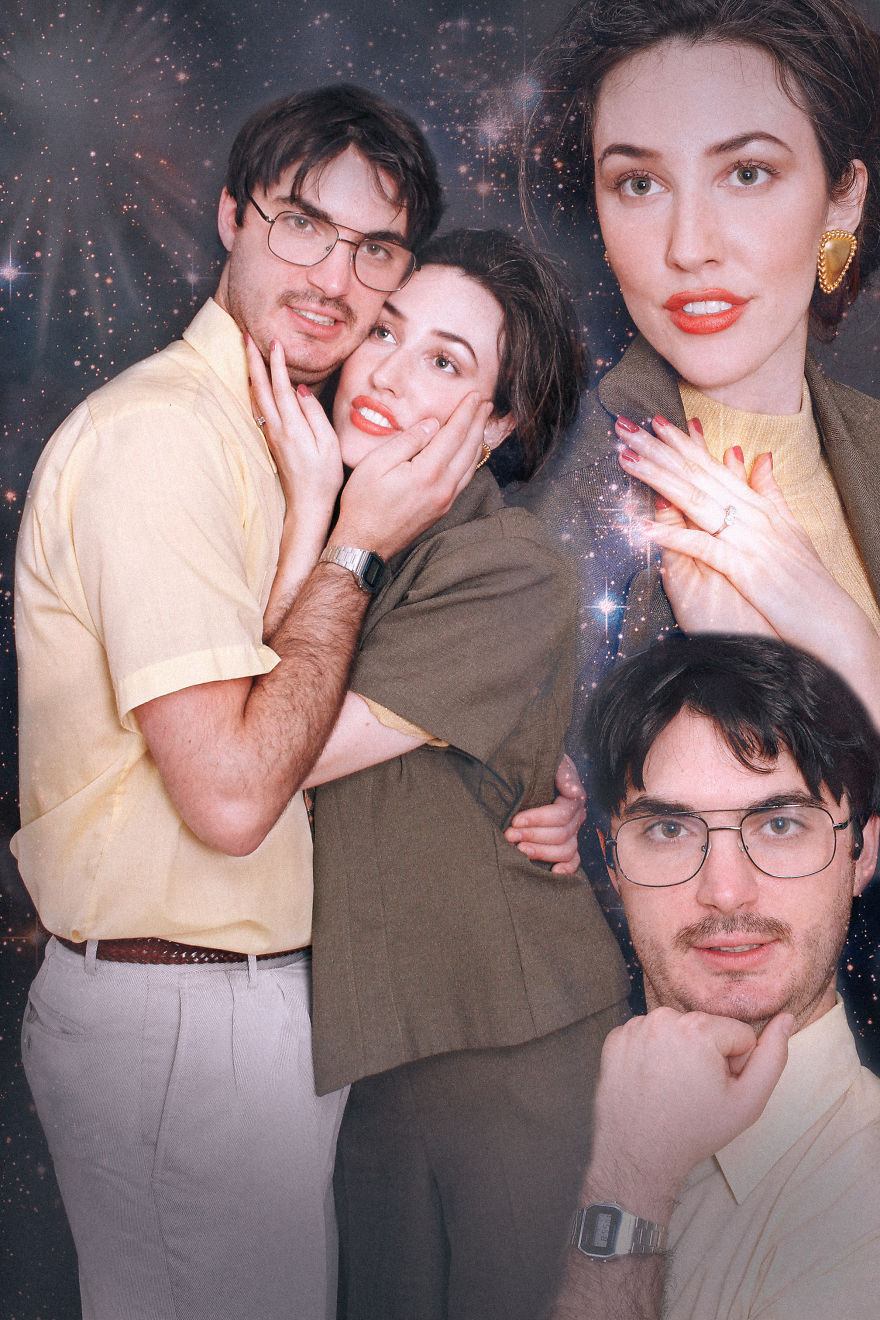 We Got Engaged And Took Some 80s Photos We Got Engaged And Took Some 80s Photos
