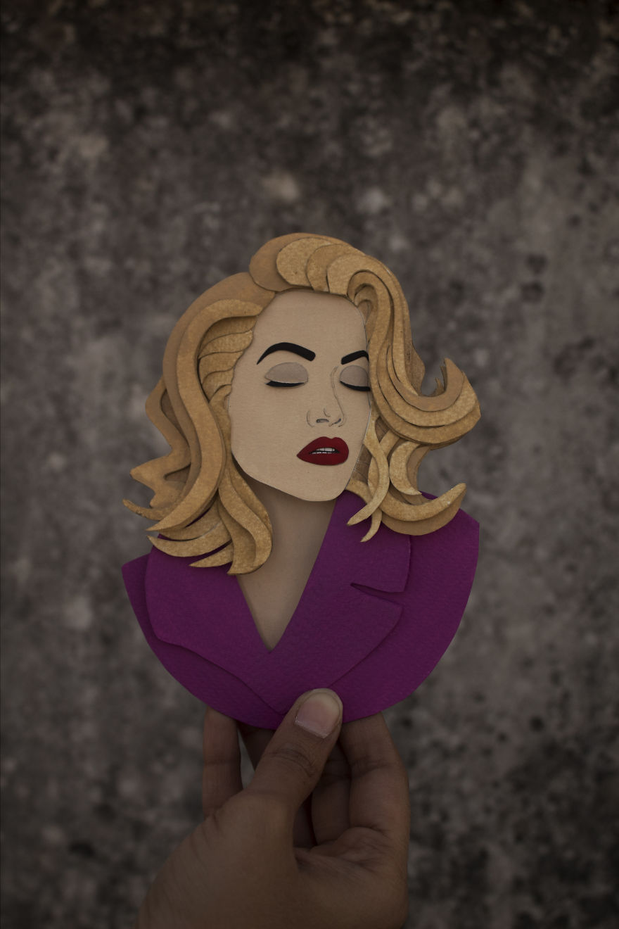 We Created Paper Cut Portrait Of Some Famous Personalities From History And Cinema We Created Paper Cut Portrait Of Some Famous Personalities From History And Cinema