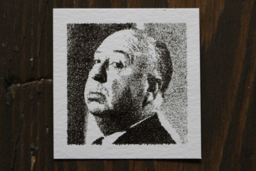 Tiny Portraits Drawn By A Robot Tiny Portraits Drawn By A Robot