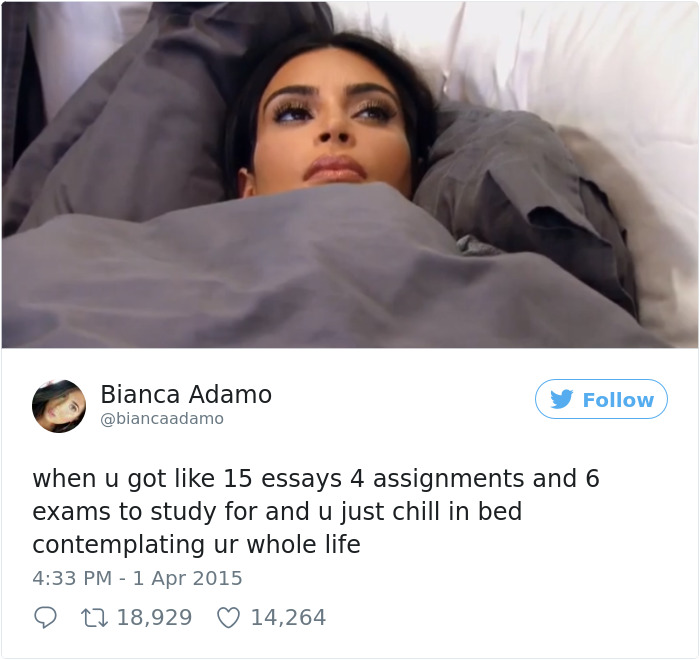 Procrastination Tweet